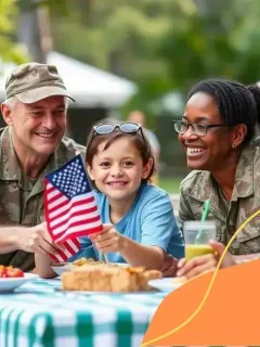 Financial support for military families and veterans