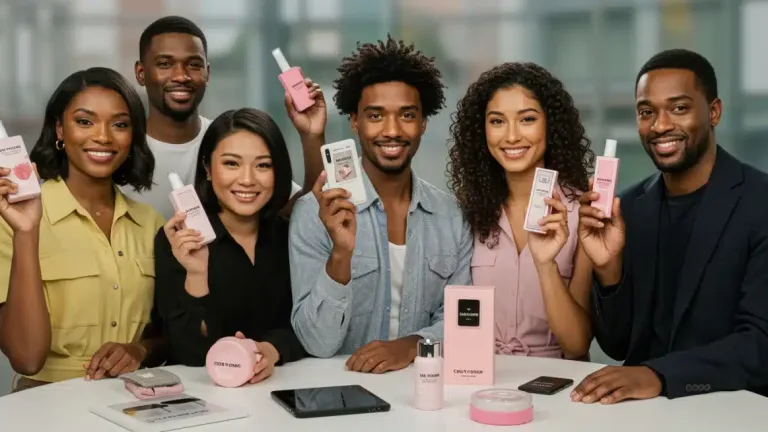 Brand ambassadors showcasing exclusive new products in 2026