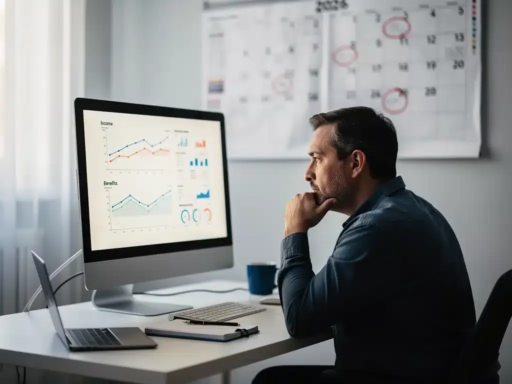 Person reviewing unemployment benefit extension details for 2026