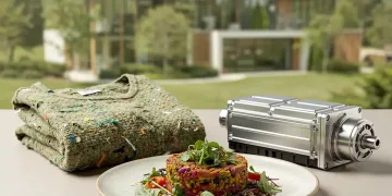 Diverse sustainable products from top brands, symbolizing eco-friendly innovation and green manufacturing.