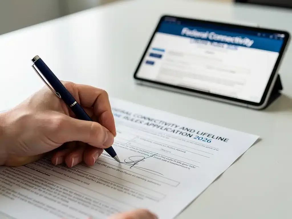 Applying for federal internet assistance program