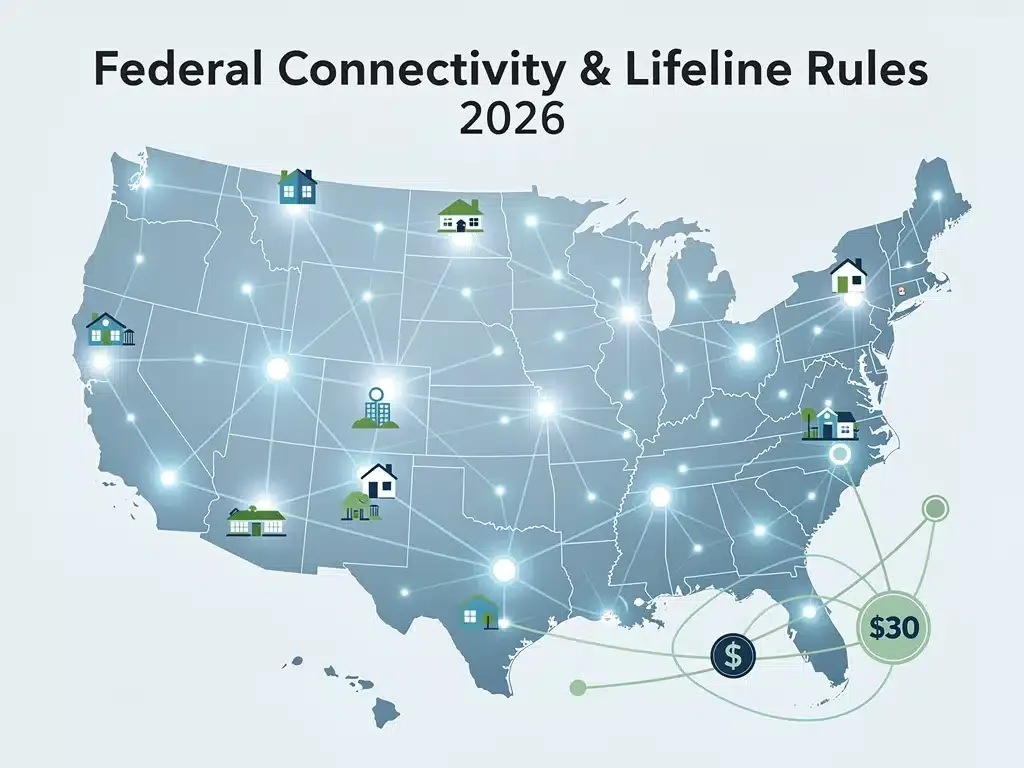 Illustration of robust federal internet connectivity