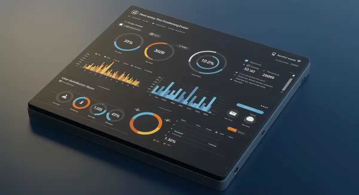 Analytics dashboard showing product testing feedback and consumer insights