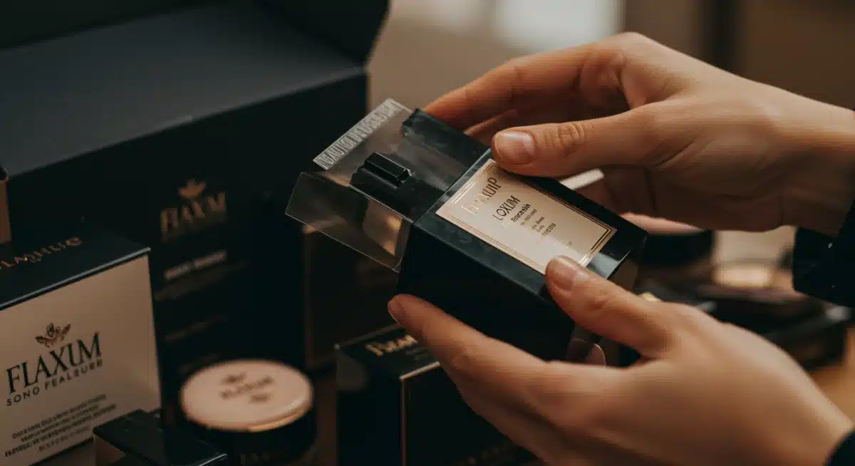 Hand unboxing exclusive limited-edition product from brand ambassador program