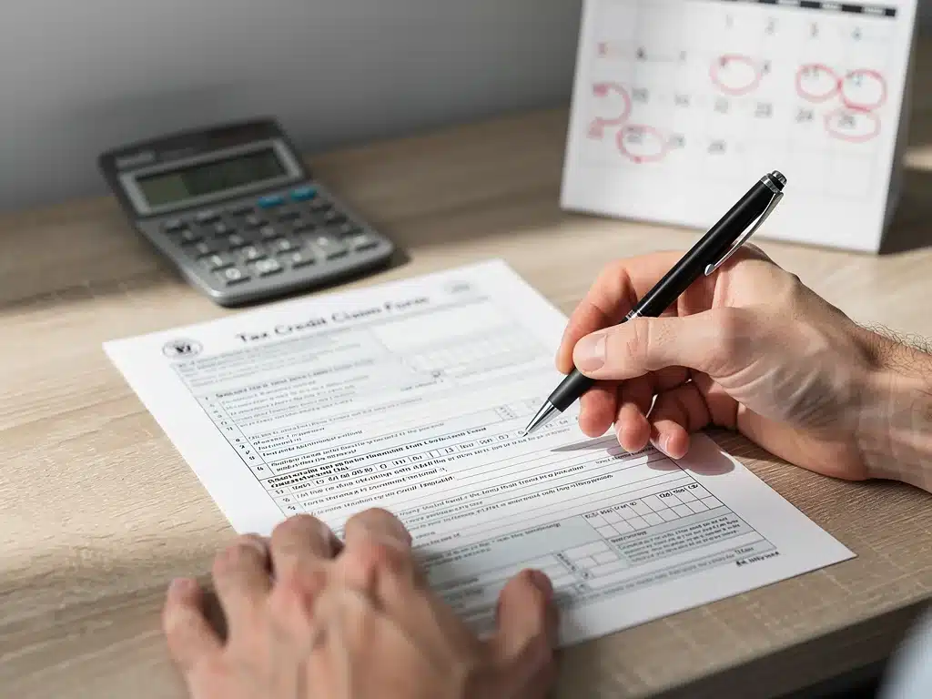 Person filling out tax forms, emphasizing the detailed steps for claiming the 2026 Child Tax Credit.