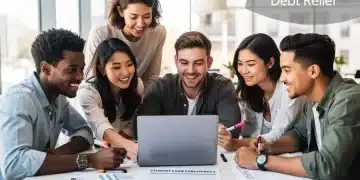 Students reviewing student loan forgiveness documents for 2026